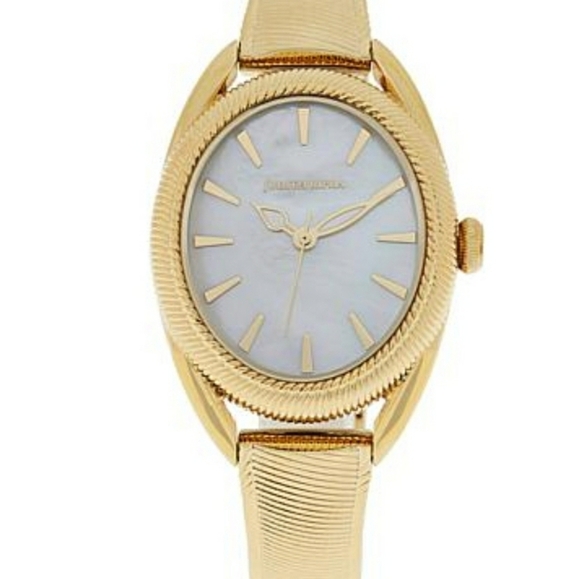 Judith ripka Silver/gold mother of pearl face main image 6